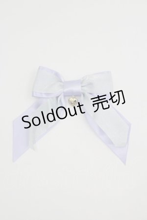 画像: Angelic Pretty / Dreamyハートチャームリボンクリップ  ラベンダー I-26-04-08-099-AP-AC-SA-ZI