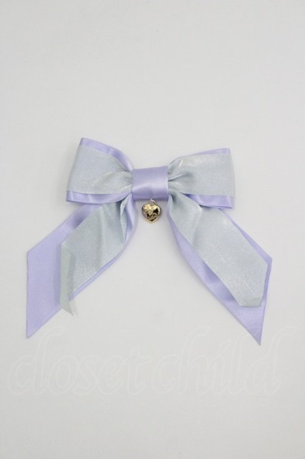 画像1: Angelic Pretty / Dreamyハートチャームリボンクリップ  ラベンダー I-26-04-08-099-AP-AC-SA-ZI (1)