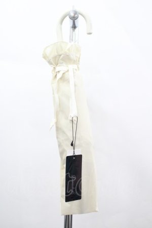 画像: Lumiebre / 折り畳みパゴタ傘  アイボリー I-26-04-08-104-LO-ZA-TE-ZI