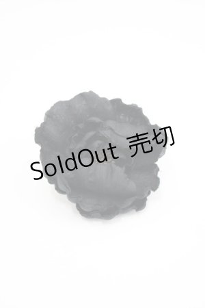 画像: PINK HOUSE / パール使いフラワーコサージュ  黒 I-26-04-08-108-LO-ZA-TE-ZI