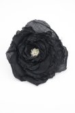 画像1: PINK HOUSE / パール使いフラワーコサージュ  黒 I-26-04-08-109-LO-ZA-TE-ZI (1)