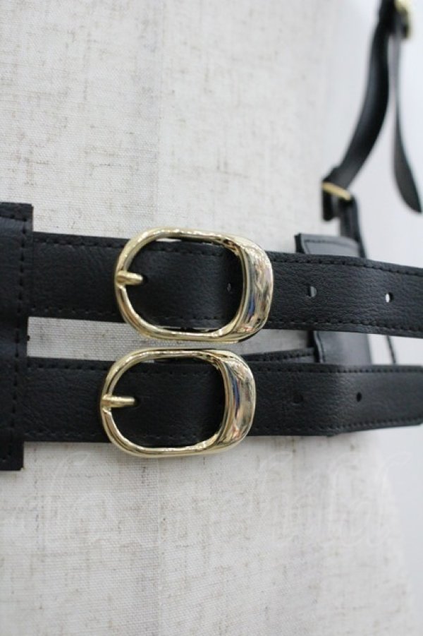 画像4: Amavel / サイドゴムハーネスベルト  黒 I-26-04-08-013-CA-ZA-TE-ZI (4)