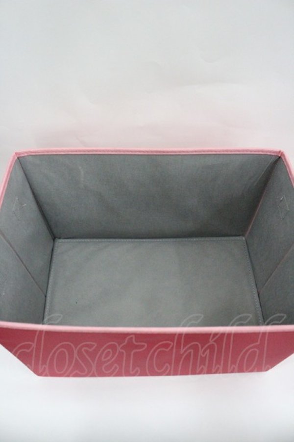 画像5: m petit by misako / 収納ボックス  中赤 I-26-04-08-111-LO-ZA-TE-ZI (5)