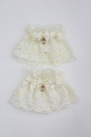 画像: axes femme kawaii / トリプルリボンお袖とめ  生成り I-26-04-08-117-AX-ZA-SA-ZI