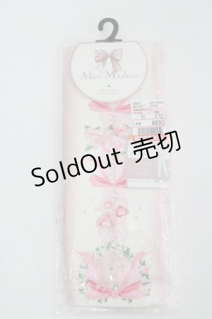 画像: Lovely Tency / TTMAOVKウサプリント  ピンクＸ白 I-26-04-08-122-GO-ZA-SA-ZI