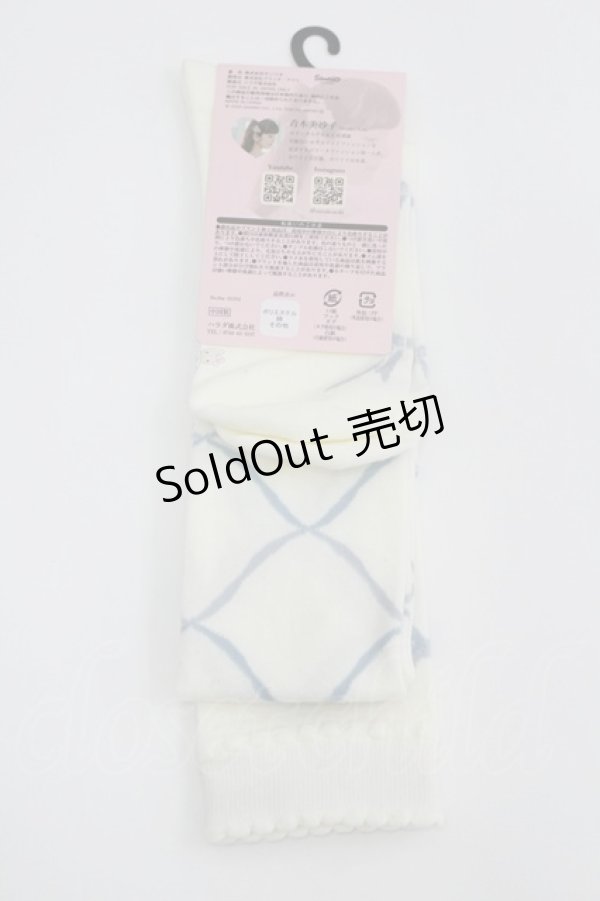 画像2: m petit by misako / ECAMOVKマロンクリーム　オーバーニー  白 I-26-04-08-125-LO-ZA-SA-ZI (2)