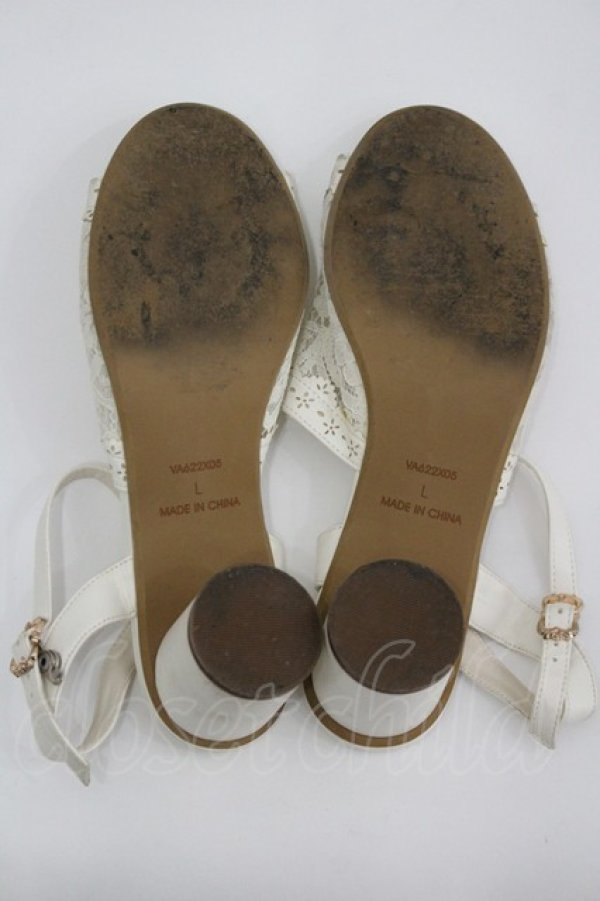 画像4: axes femme / カットワークサンダル L キナリ I-26-04-08-131-AX-SH-SA-ZI (4)