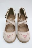 画像1: axes femme / 薔薇刺繍パンプス L ピンクベージュ I-26-04-08-133-AX-SH-TE-ZI (1)