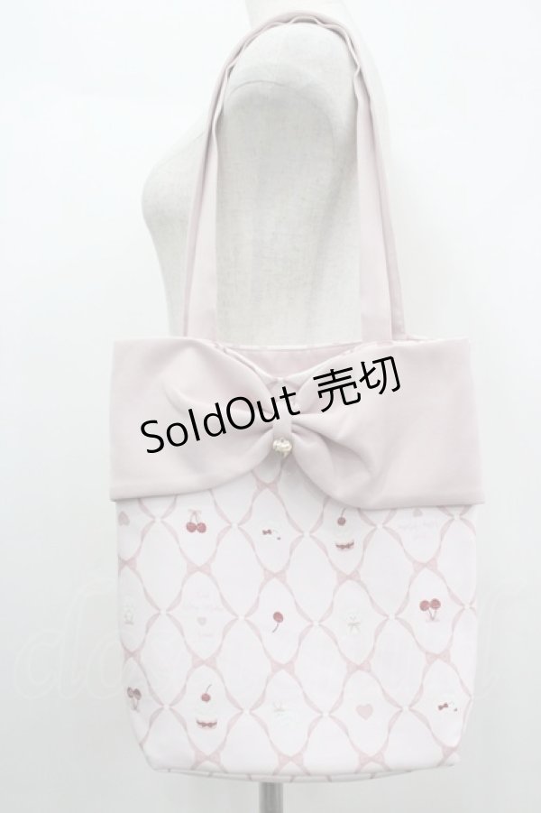 画像1: Amavel / オリジナルプリントトートバッグ  ピンク I-26-04-08-016-CA-BG-SA-ZI (1)