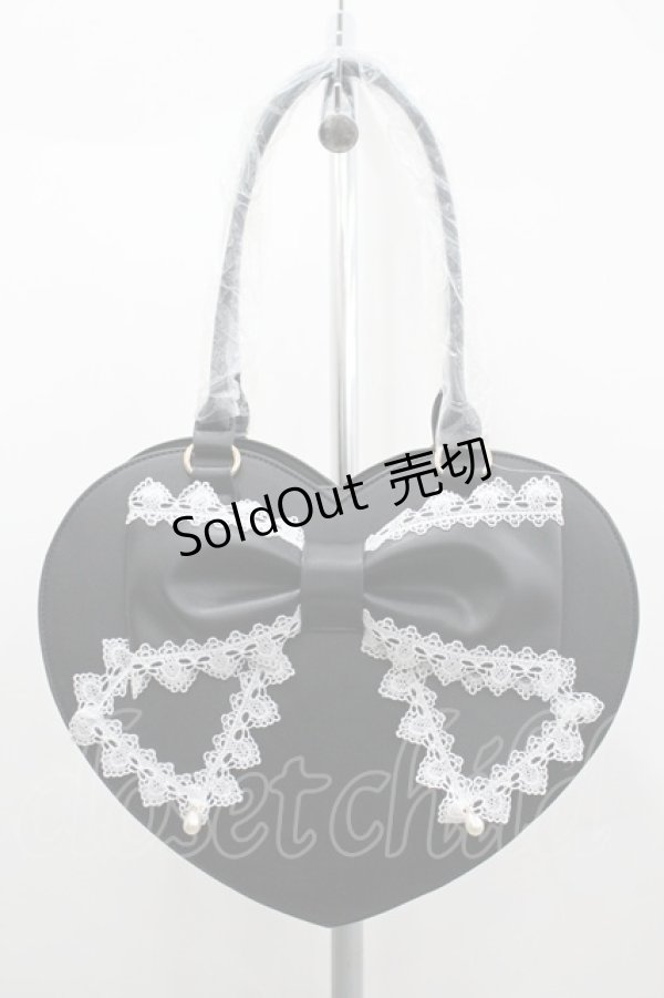 画像1: Alice Mashiro / MA*リボンバッグ  中黒 I-26-04-08-019-PU-BG-SA-ZI (1)