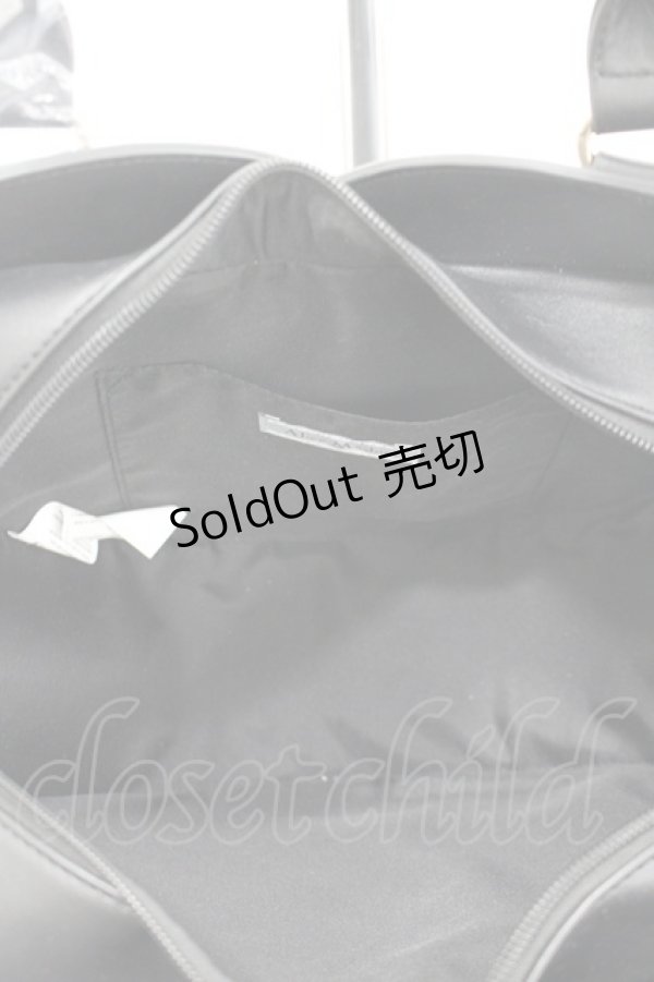 画像3: Alice Mashiro / MA*リボンバッグ  中黒 I-26-04-08-019-PU-BG-SA-ZI (3)