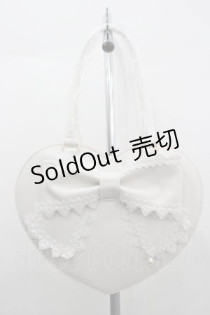 画像: Alice Mashiro / MA*リボンバッグ  中白 I-26-04-08-020-PU-BG-SA-ZI