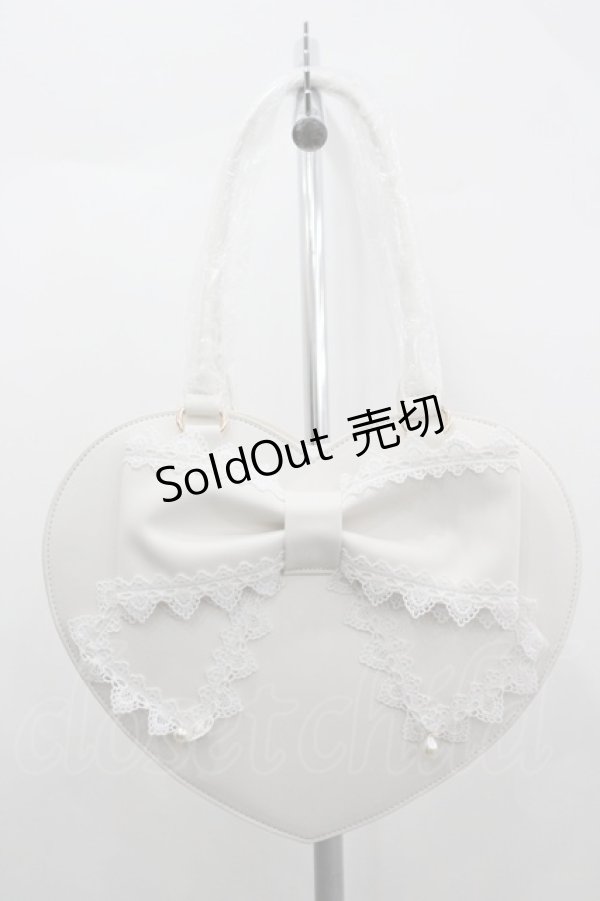 画像1: Alice Mashiro / MA*リボンバッグ  中白 I-26-04-08-020-PU-BG-SA-ZI (1)