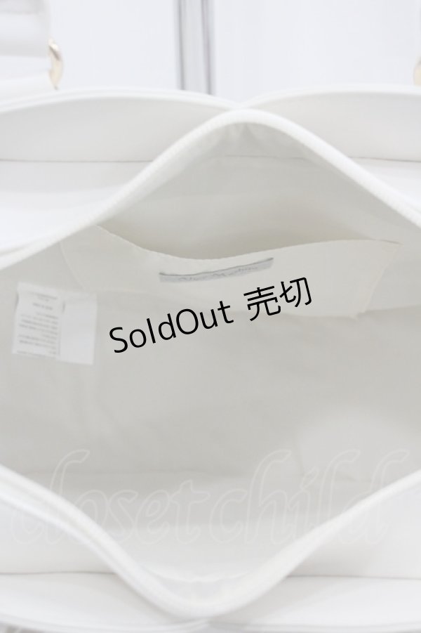 画像3: Alice Mashiro / MA*リボンバッグ  中白 I-26-04-08-020-PU-BG-SA-ZI (3)