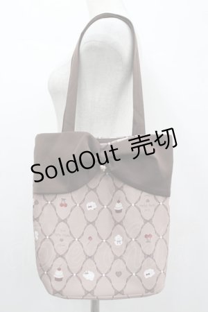 画像: Amavel / オリジナルプリントトートバッグ  ブラウン I-26-04-08-022-CA-BG-SA-ZI