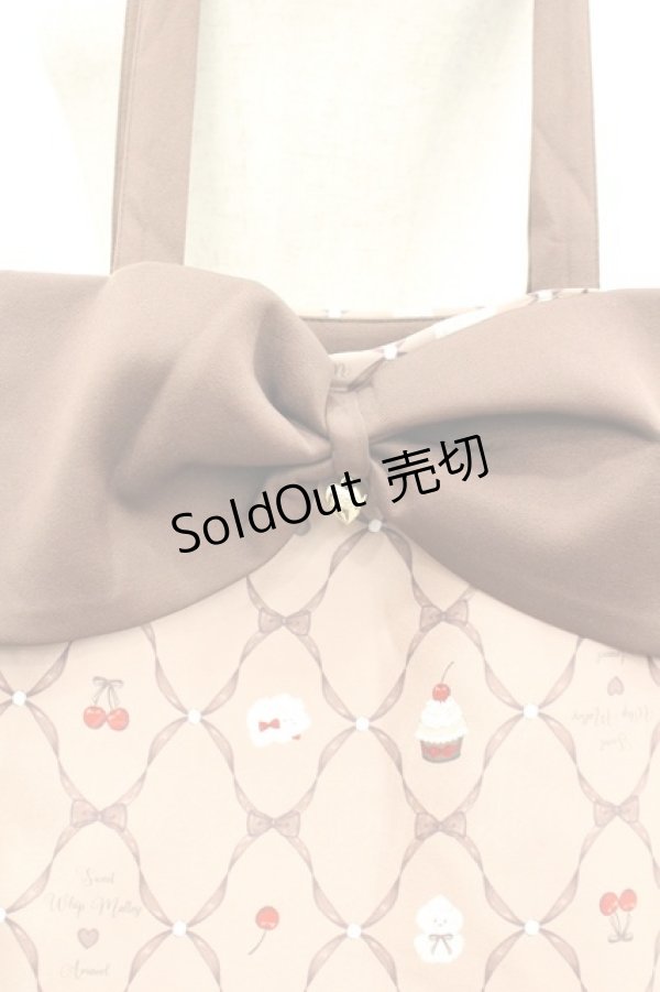 画像4: Amavel / オリジナルプリントトートバッグ  ブラウン I-26-04-08-022-CA-BG-SA-ZI (4)