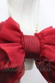 画像8: BOGUTA / リボン型バッグ風モチーフ M 赤 I-26-04-08-025-EL-ZA-SA-ZI (8)