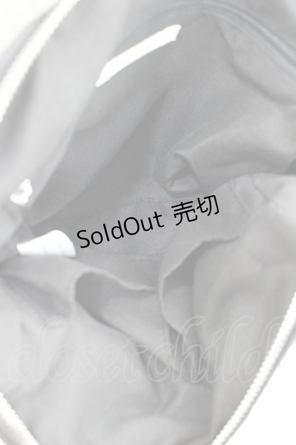 画像3: axes femme / リボン撥水ナイロンショルダー  黒 I-26-04-08-027-AX-BG-TE-ZI (3)