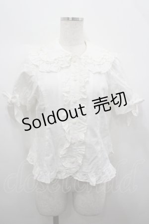 画像: MAM / ラヴリーリボンブラウス  白 I-26-04-10-001-LO-BL-SA-ZI