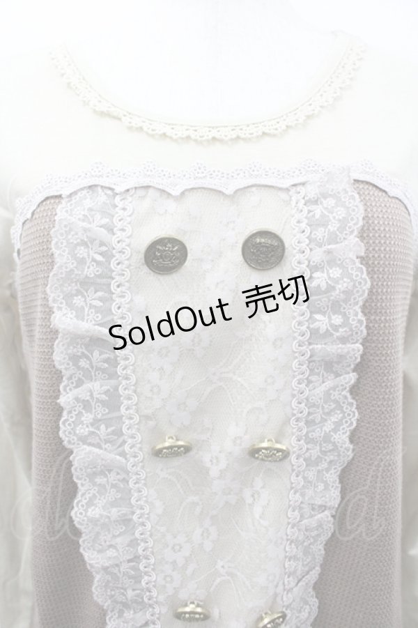 画像3: axes femme / Wボタンビスチェ M ベージュ I-26-04-10-031-AX-TO-SA-ZI (3)