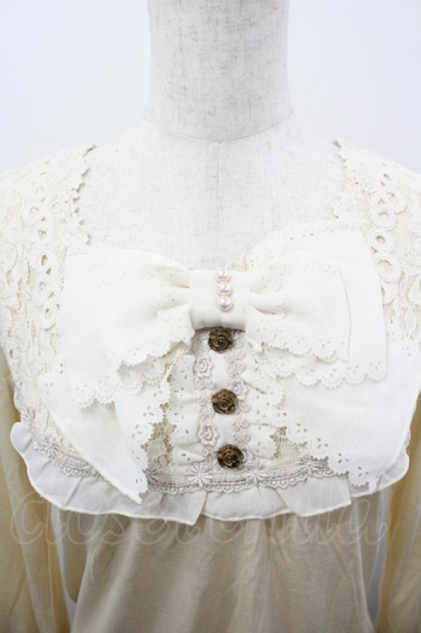 画像3: axes femme / BIGリボンインナーPO M キナリ I-26-04-10-032-AX-TO-SA-ZI (3)