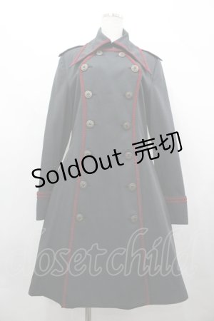 画像: ATELIER BOZ / グレイスワンピースコート  黒 I-26-04-10-042-EL-OP-SA-ZI