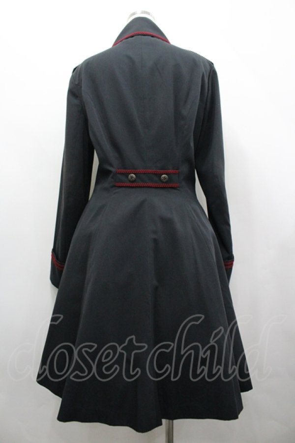 画像2: ATELIER BOZ / グレイスワンピースコート  黒 I-26-04-10-042-EL-OP-SA-ZI (2)