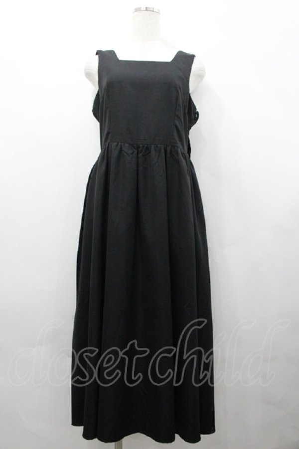 画像1: DearMyLove / バックリボンドレスジャンスカ M 黒 I-26-04-10-049-0-OP-TE-ZI (1)