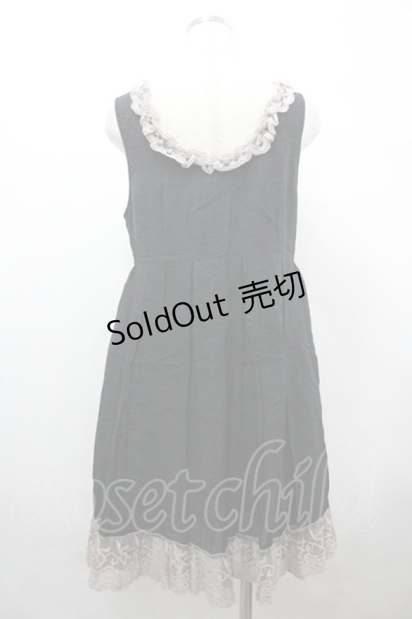 画像2: axes femme / タックフレアワンピース  クロ I-26-04-10-055-AX-OP-SA-ZI (2)