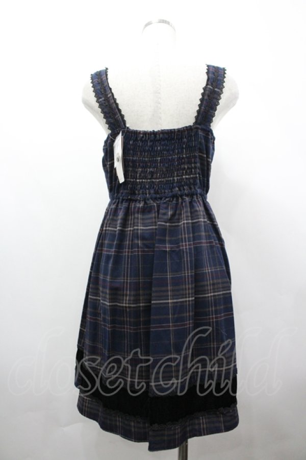 画像2: axes femme / チェック柄ジャンドレ M コン I-26-04-10-057-AX-OP-SA-ZI (2)