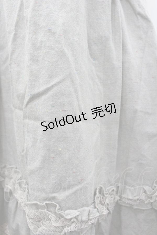 画像3: axes femme / レースフリルキャミワンピース  カーキＸベージュ I-26-04-10-059-AX-OP-SA-ZI (3)