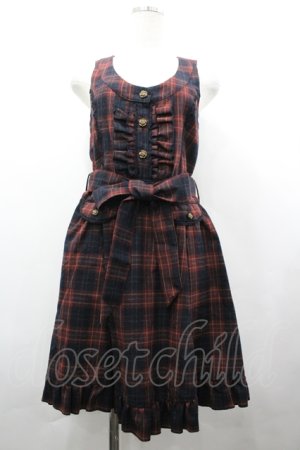 画像: axes femme / フィット&フレアージャンドレ M アカ I-26-04-10-060-AX-OP-SA-ZI