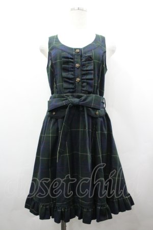 画像: axes femme / フィット&フレアージャンドレ M グリーン I-26-04-10-061-AX-OP-SA-ZI