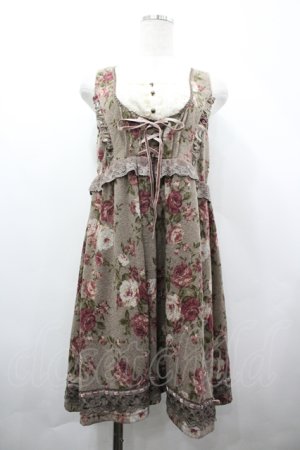 画像: axes femme / ジャンドレレイヤード風チュニック M ベージュ I-26-04-10-062-AX-OP-SA-ZI