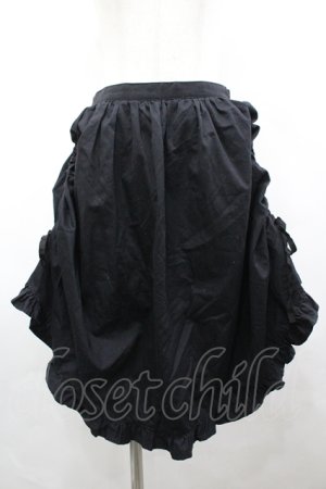 画像: PEACE NOW / サイドドロストスカート M 黒 I-26-04-10-074-PU-SK-TE-ZI