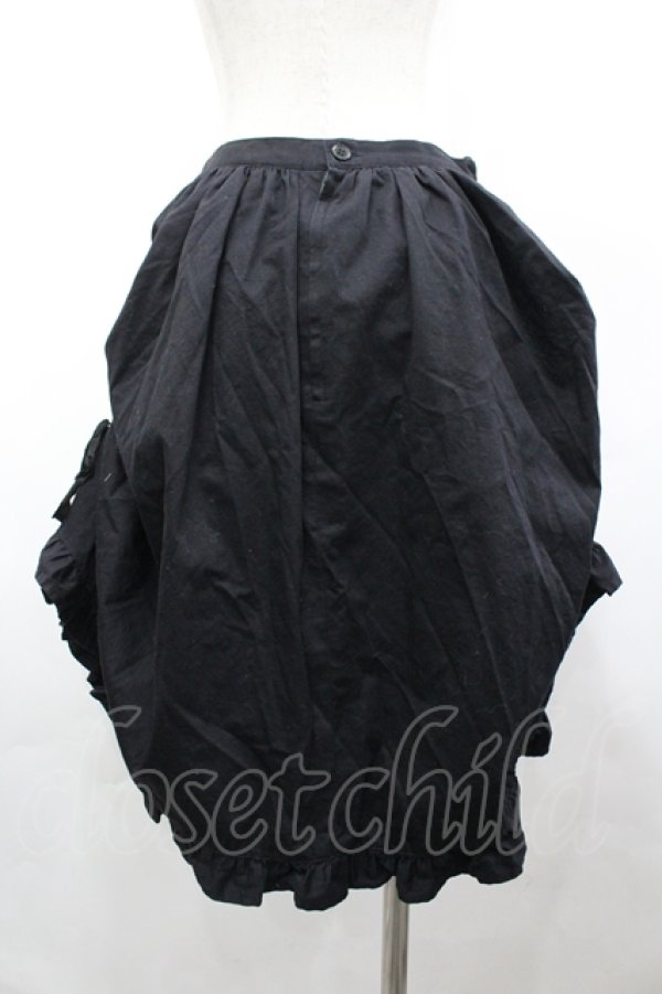 画像2: PEACE NOW / サイドドロストスカート M 黒 I-26-04-10-074-PU-SK-TE-ZI (2)