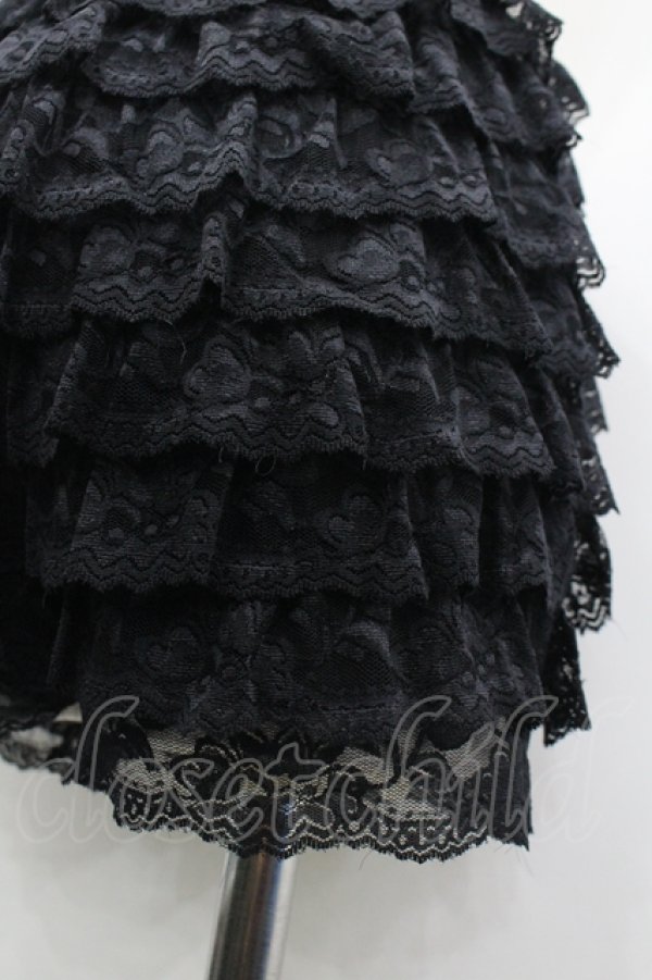 画像3: DearMyLove / 総レースフリルインナーパンツ M-L 黒 I-26-04-10-093-0-PA-TE-ZI (3)