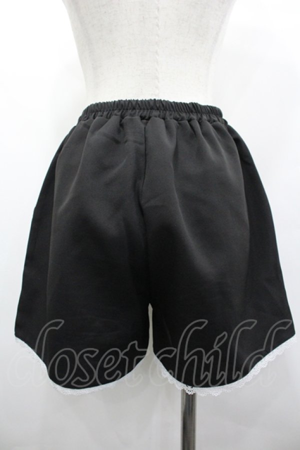 画像2: Dear My Love / ちら見せショートパンツ M 黒 I-26-04-10-094-EL-PA-TE-ZI (2)