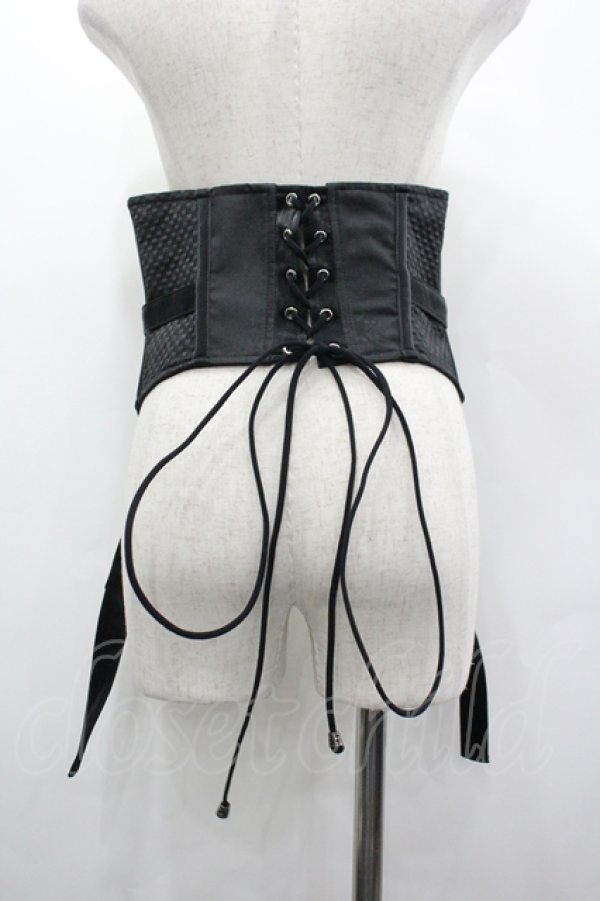 画像2: Qutie Frash / チャイナコルセット F 黒 I-26-04-10-097-QU-TO-TE-ZI (2)