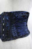 画像3: ATELIER PIERROT / Grim Shadows Corset  黒×青 I-26-04-10-098-EL-ZA-TE-ZI (3)