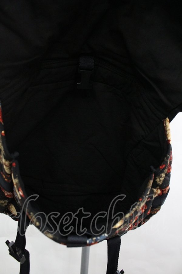 画像3: PINK HOUSE / いちごジャム柄リュック  黒Ｘ赤 I-26-04-10-102-LO-BG-SA-ZI (3)