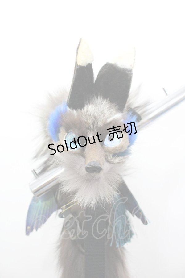 画像4: 魔界ノ風鷹 / けものショルダー  黒ｘグレー I-26-04-10-104-LO-ZA-SA-ZI (4)