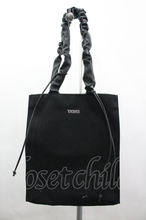 画像1: Maison de FLEUR / マレフィセント トートバッグ  黒 I-26-04-10-106-LO-BG-TE-ZI (1)