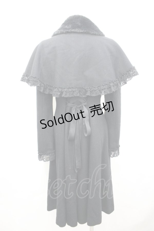 画像4: Sheglit / Beatrix ケープコート M 黒 I-26-04-10-010-EL-CO-TE-ZI (4)