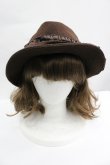 画像2: axes femme / ベロアリボンハット  ブラウン I-26-04-10-113-AX-AC-SA-ZI (2)