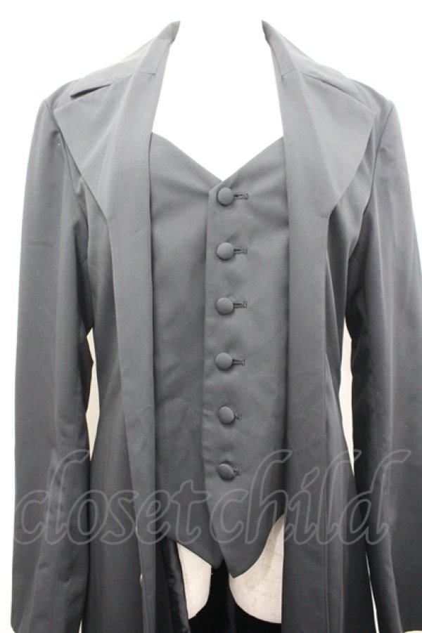 画像2: ATELIER BOZ / /ローランドジャケット  黒 I-26-04-10-011-EL-CO-SA-ZI (2)