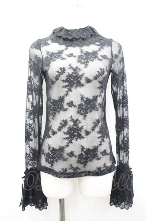 画像: Moi-meme-Moitie / クロスアーチフレアスリーブカットソー 9号 黒 I-26-04-10-017-MO-TO-TE-ZI