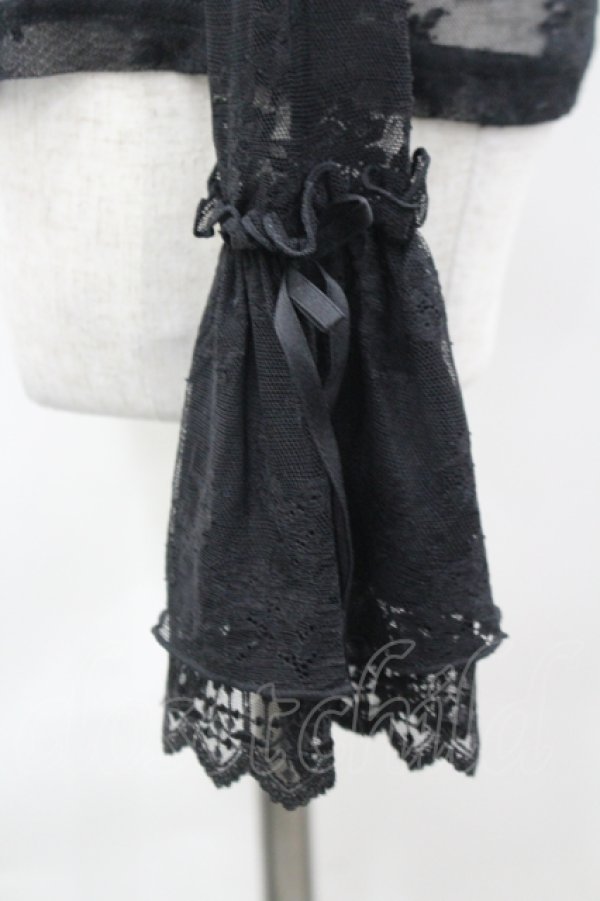 画像2: Moi-meme-Moitie / クロスアーチフレアスリーブカットソー 9号 黒 I-26-04-10-017-MO-TO-TE-ZI (2)