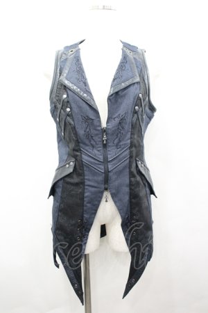 画像: Ozz Croce / Light of Darkness ベスト  ブルー I-26-04-10-022-OO-TO-TE-ZI