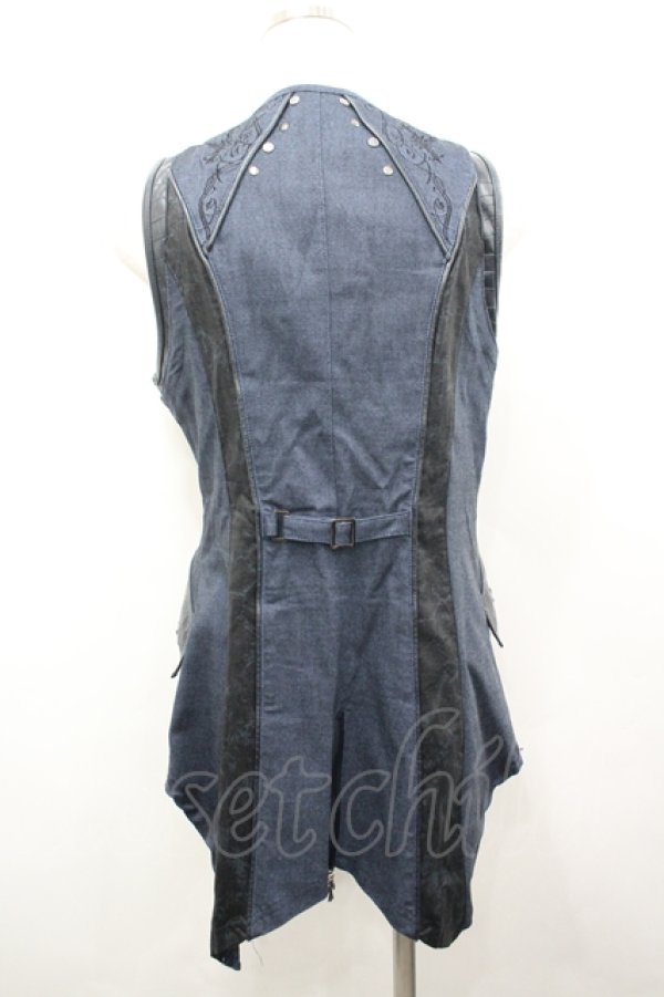 画像3: Ozz Croce / Light of Darkness ベスト  ブルー I-26-04-10-022-OO-TO-TE-ZI (3)